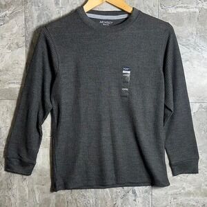 Grey long sleeve thermal shirt‎ Kids Large 14-16 NWT #thermal #grey